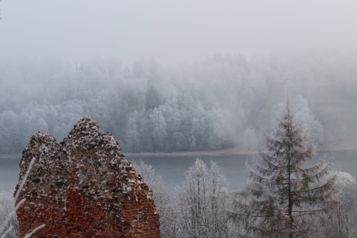 Vaade Viljandi lossimägedest Viiratsi mäele